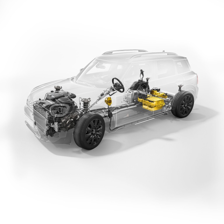 MINI Electric – двигател – трансмисия и рама