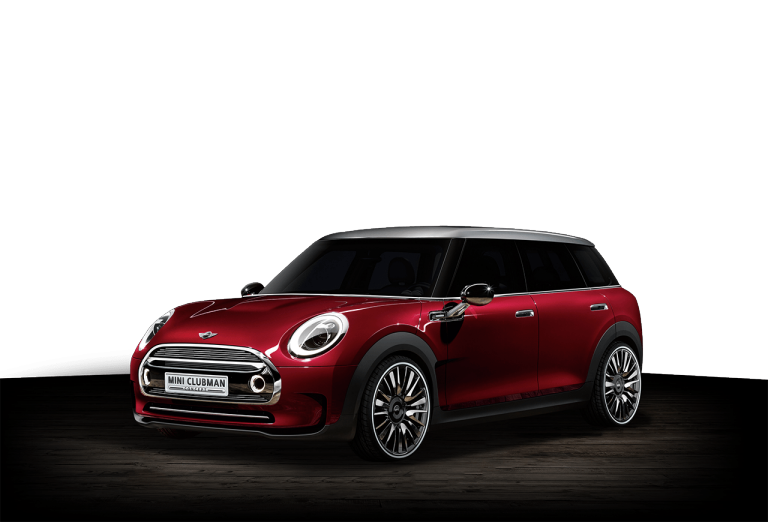 Концепция MINI Clubman – профил отпред/по диагонал