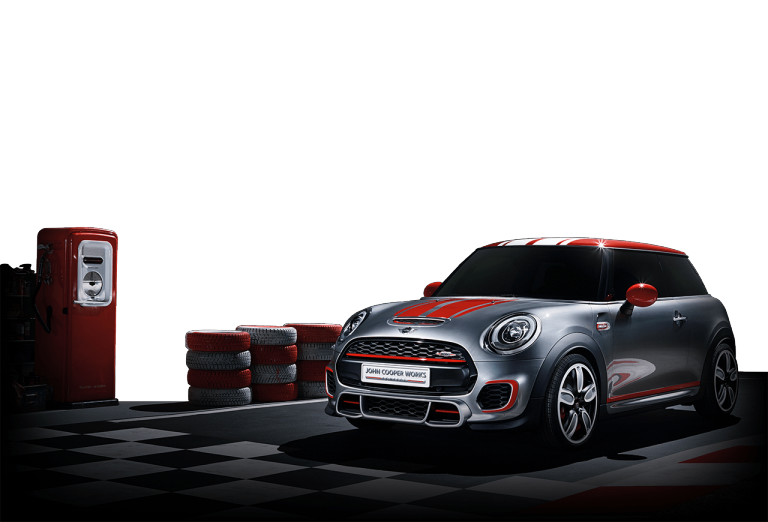 MINI John Cooper Works концепция – профил отпред/по диагонал