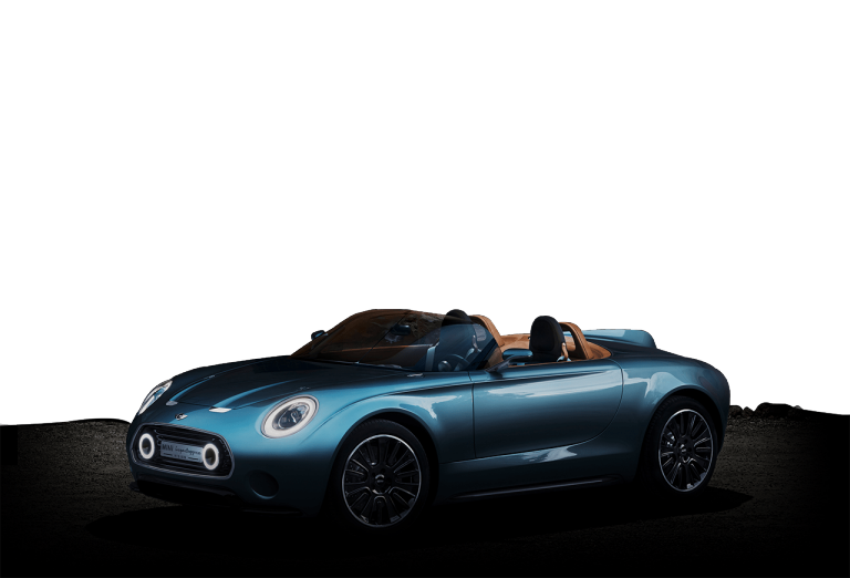 MINI Superleggera Vision – профил отпред/по диагонал
