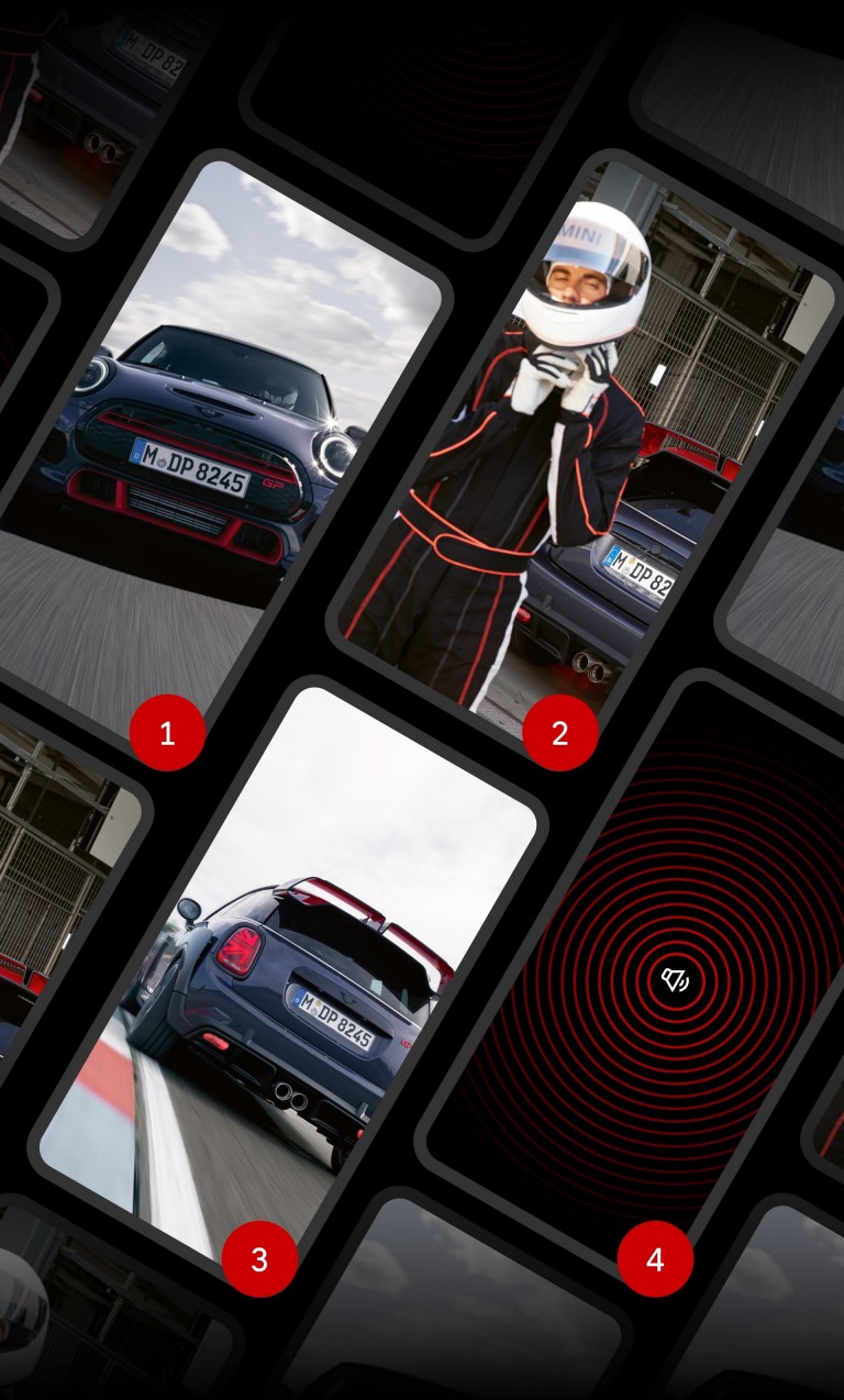 MINI John Cooper Works GP – изглед отзад и отстрани – писта