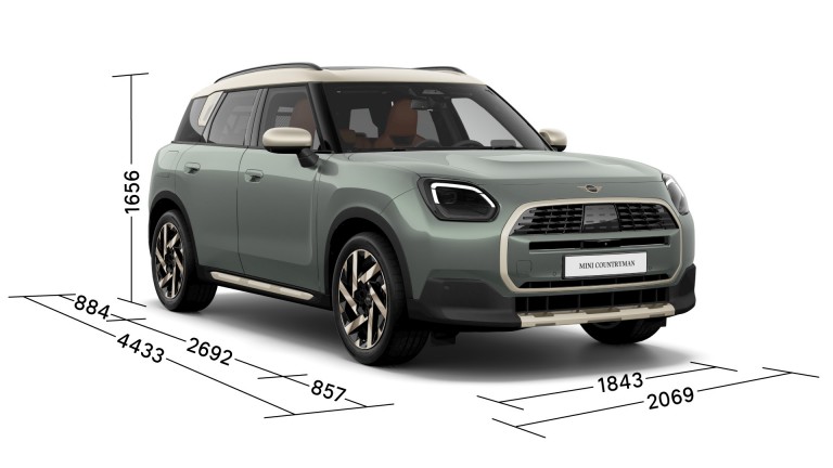 MINI Countryman – размери - 3/4 