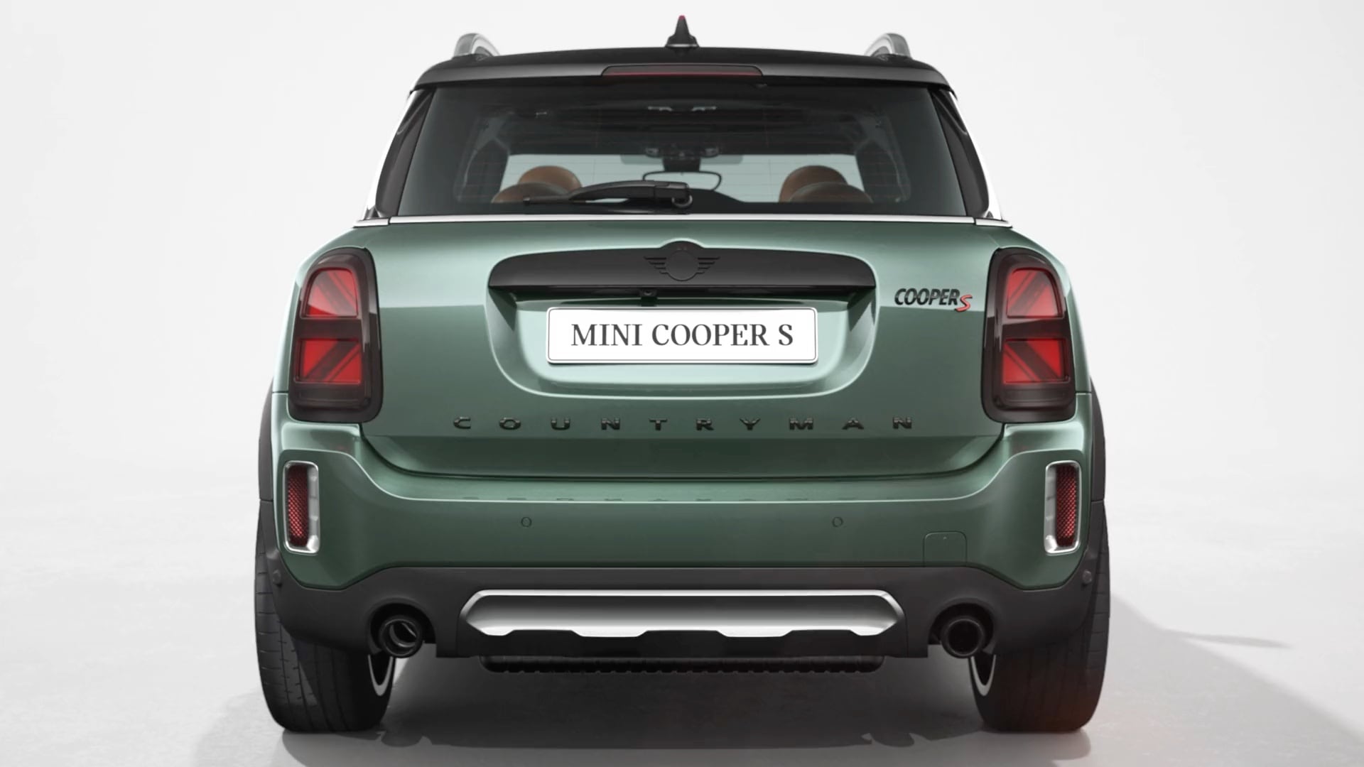 MINI Countryman – изглед отпред – зелено и черно