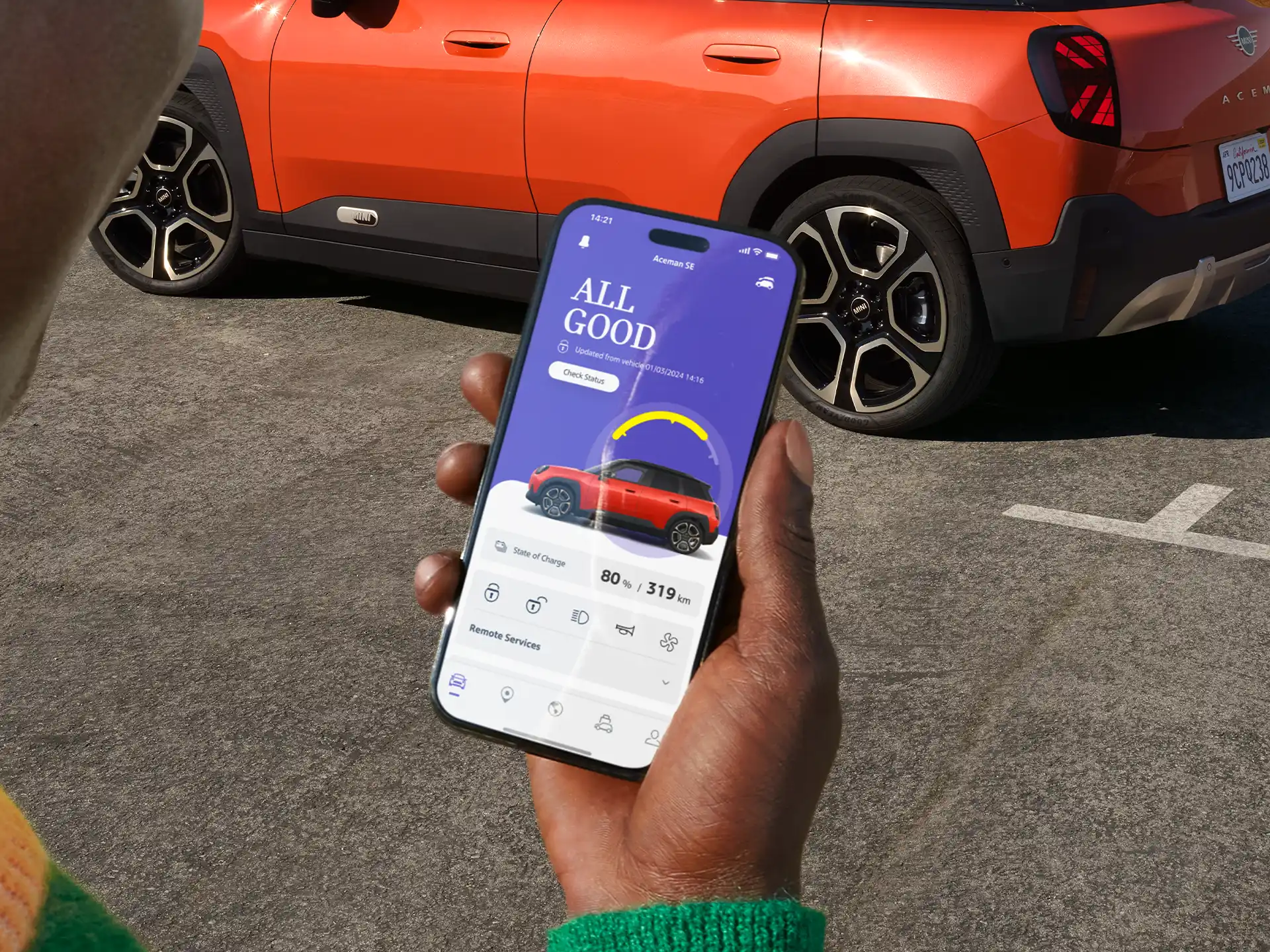 Напълно електрическо MINI Aceman - MINI App