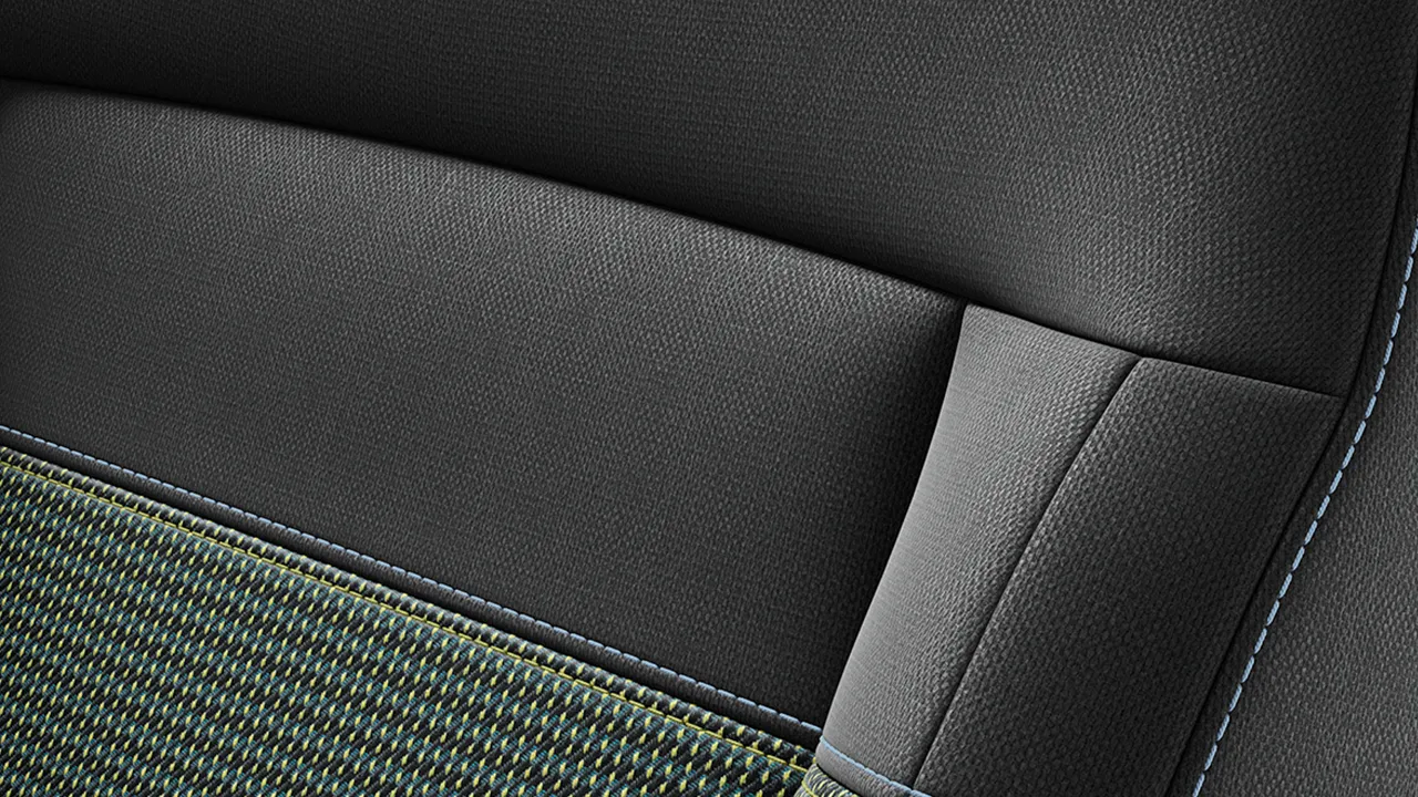 Детайлен изглед на напълно електрическото MINI Aceman в черен цвят