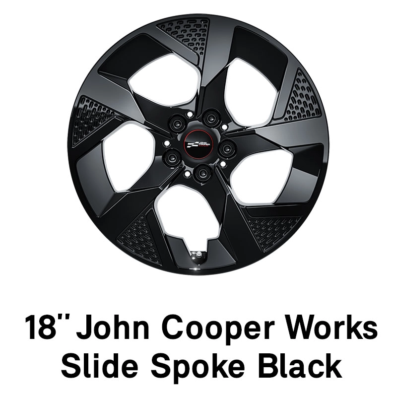 MINI - оборудване - 18" джанти JCW Slide Spoke Black
