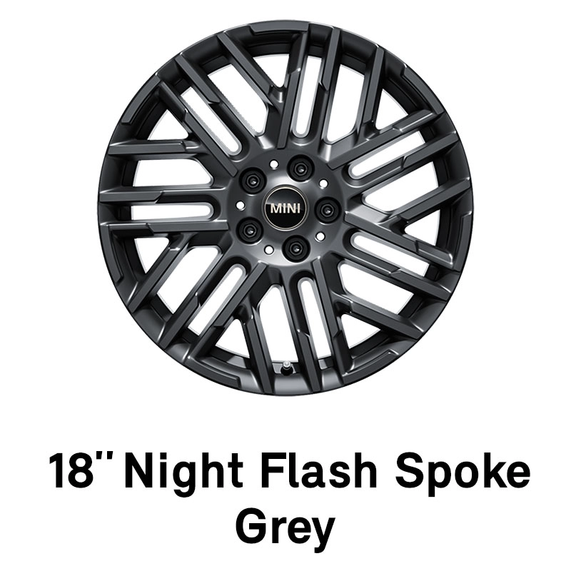 MINI - оборудване - 18" джанти Night Flash Spoke Grey
