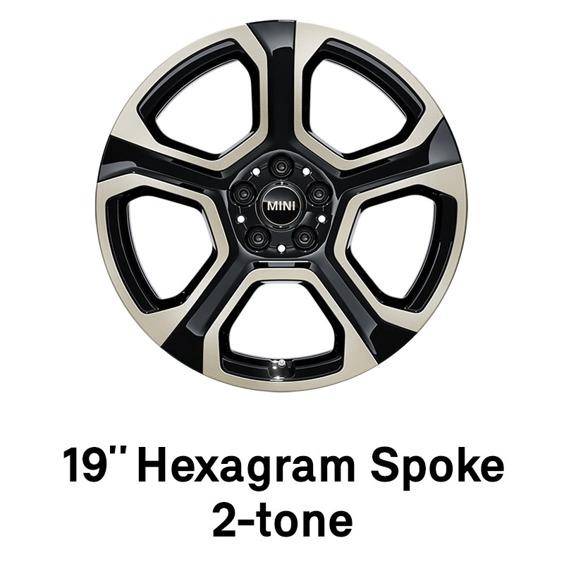 MINI - оборудване - 19" джанти Hexagram Spoke 2-tone