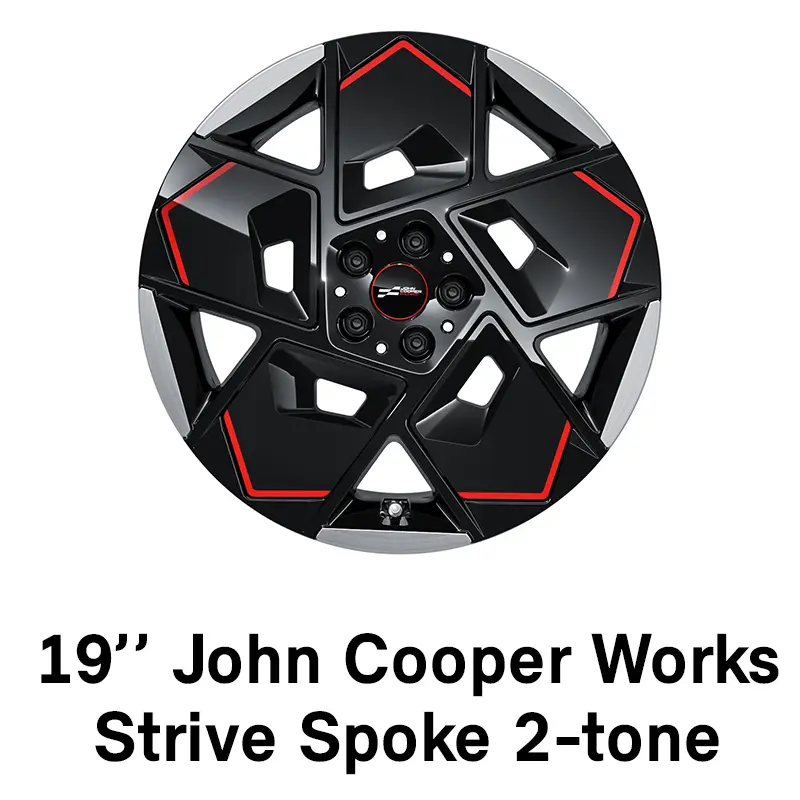 MINI - оборудване - 19" джанти JCW Strive Spoke 2-tone