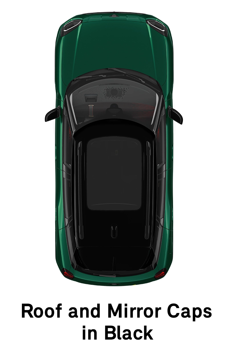  MINI - оборудване - jcw style покрив в черно