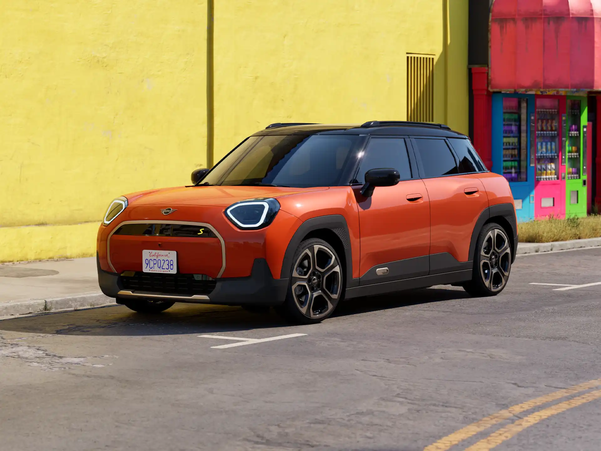 Новото MINI Cooper 5 врати - teaser - изцяло електрическо MINI Aceman