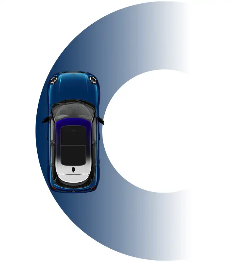 MINI Cooper 5 врати - диаметър на завой