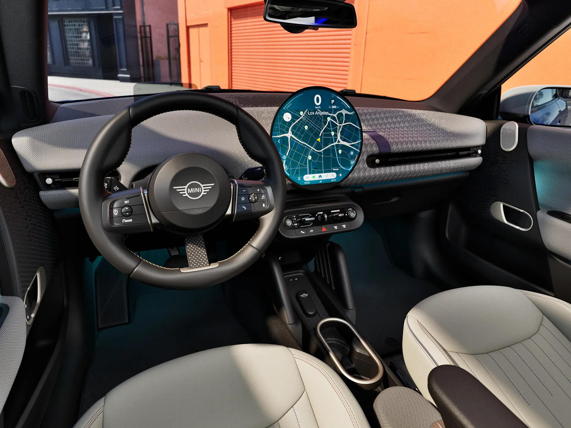 Напълно електрическо MINI Cooper - иконичен интериор