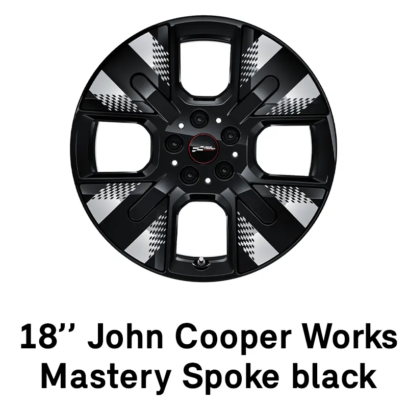 MINI - оборудване - 18" джанти JCW Mastery Spoke Black
