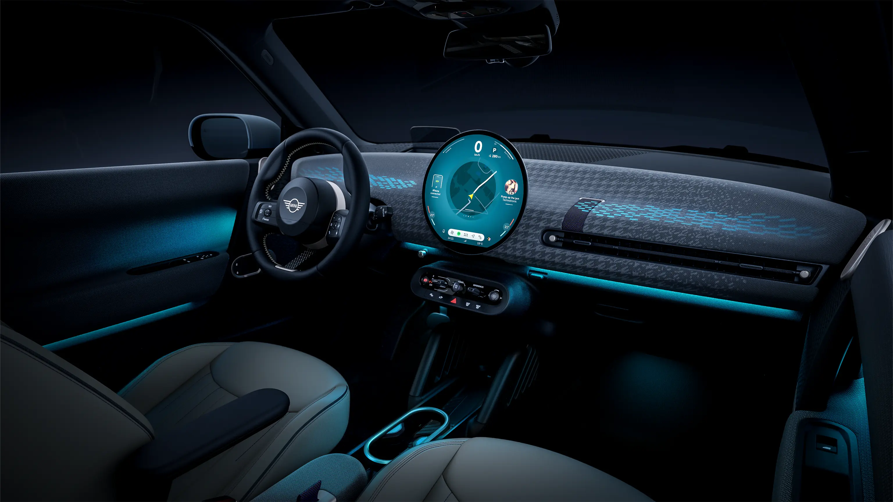 Напълно електрическо MINI Cooper - интериор изживяване