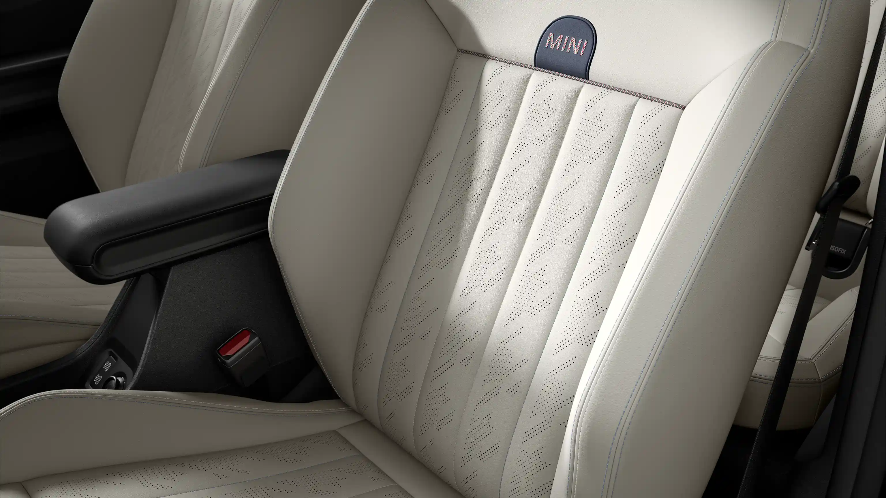 Изглед на MINI Cooper Cabrio, седалки в предпочитан стил, Beige Vescin