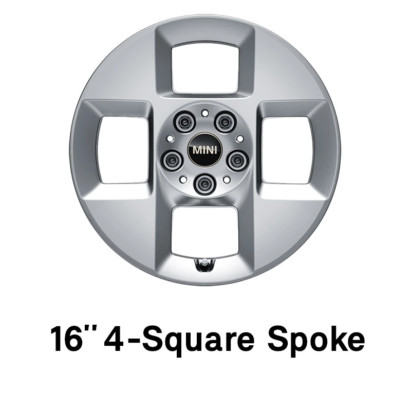 MINI - оборудване - 16'' джанти 4-Square Spoke
