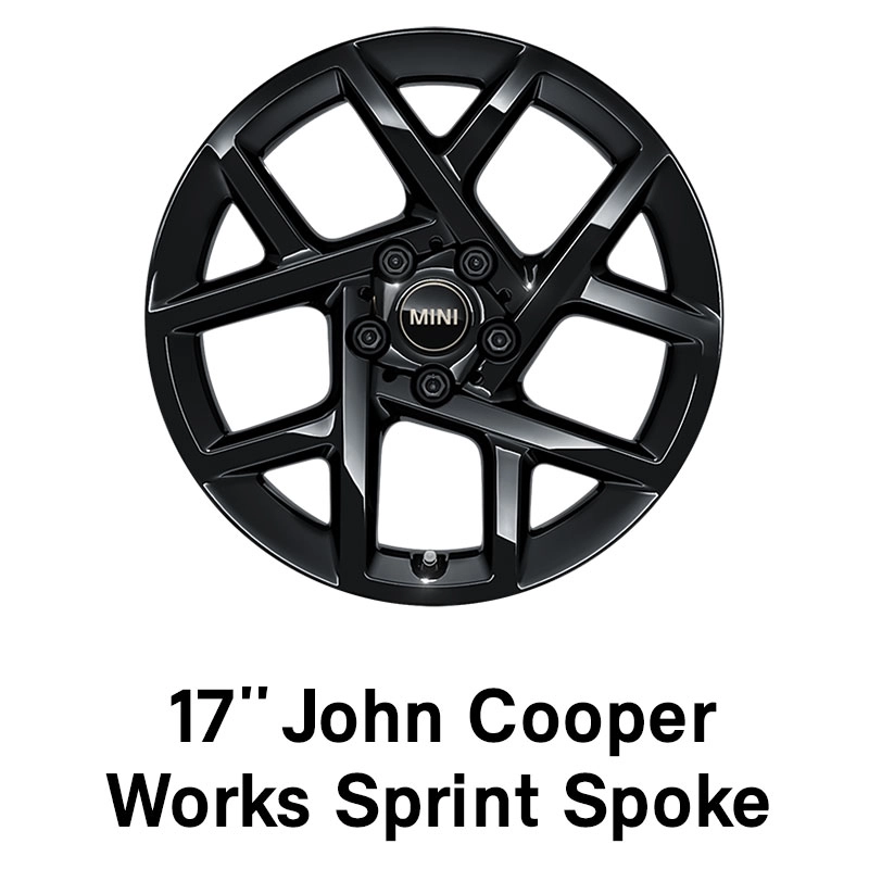 MINI - оборудване - 17'' джанти JCW Sprint Spoke black

