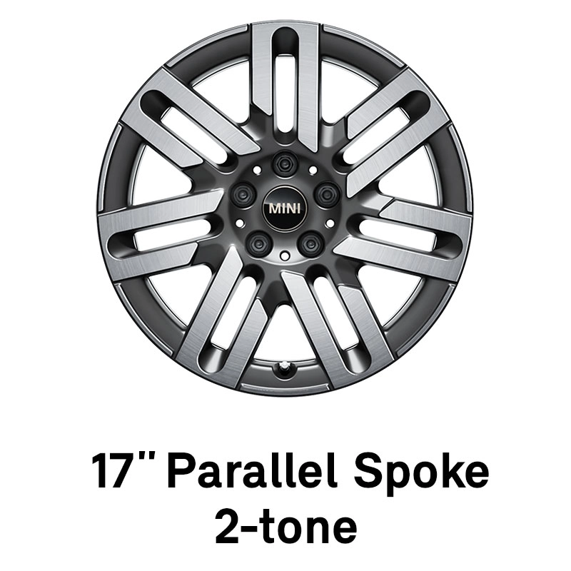 MINI - оборудване - 17'' джанти Parallel Spoke 2-tone
