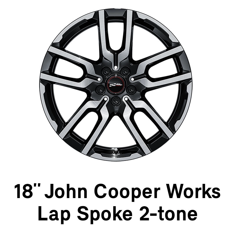MINI - оборудване - 18'' джанти JCW Lap Spoke 2-tone