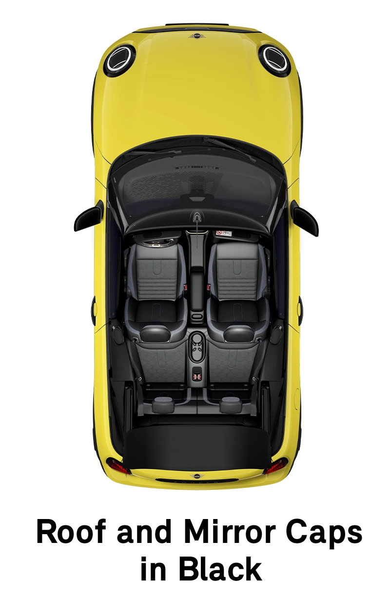 MINI - оборудване - classic style - roof and mirror caps black