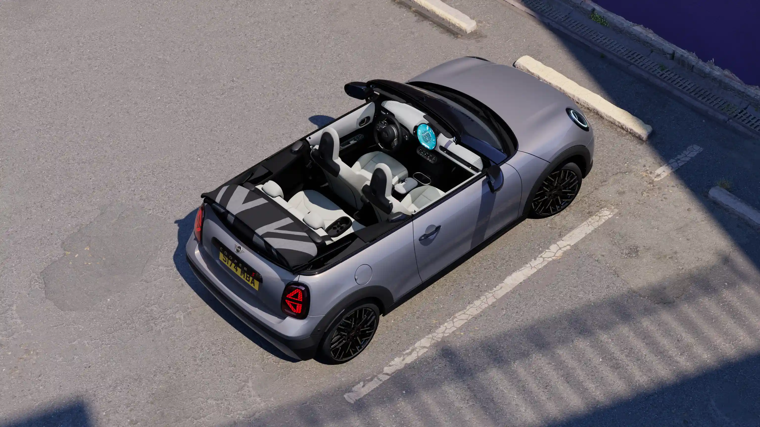 MINI Cooper Cabrio – екстериорни акценти – изглед отгоре