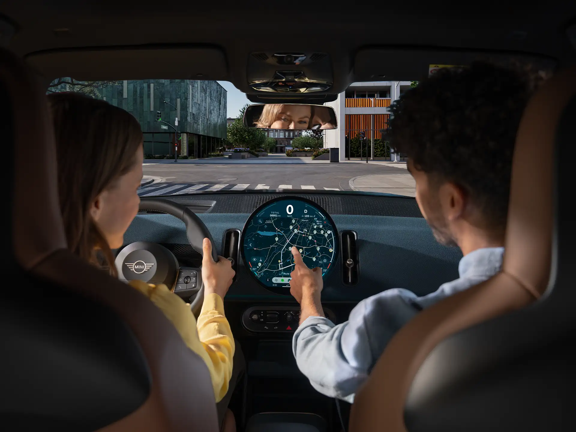 Напълно електрическо MINI Countryman - route planner