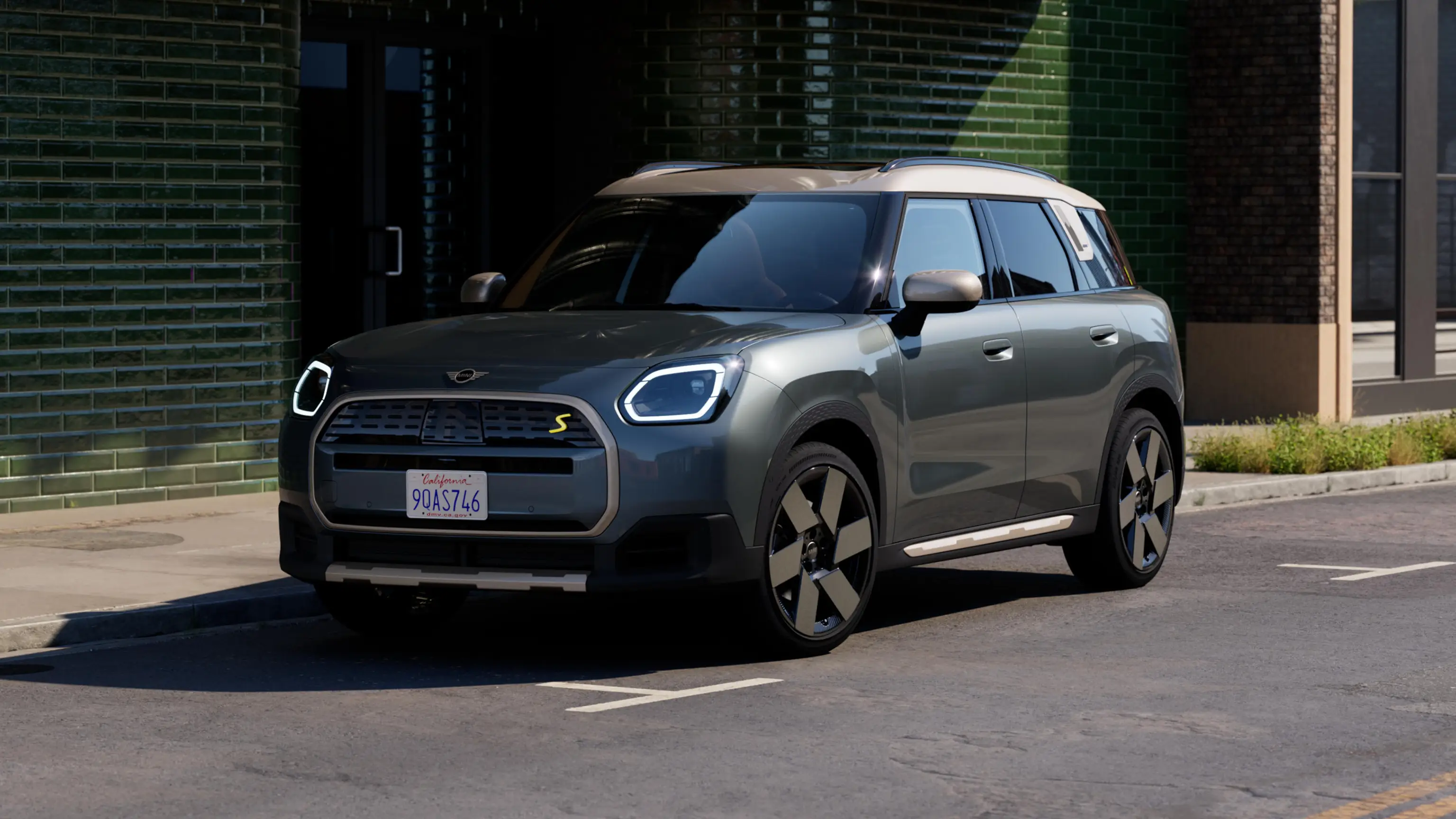 Видеоклип, показващ детайлно интериора и екстериора на напълно електрическото MINI Countryman. Камерата се движи по таблото, като акцентира върху елементите на дизайна.