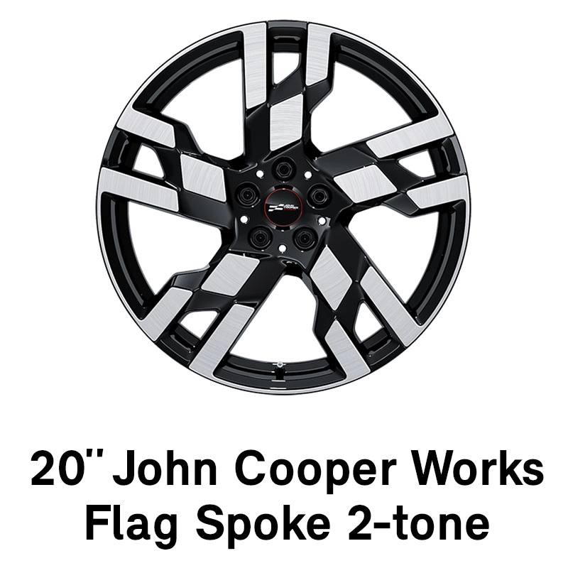 MINI - оборудване - 20" джанти JCW Flag Spoke 2-tone