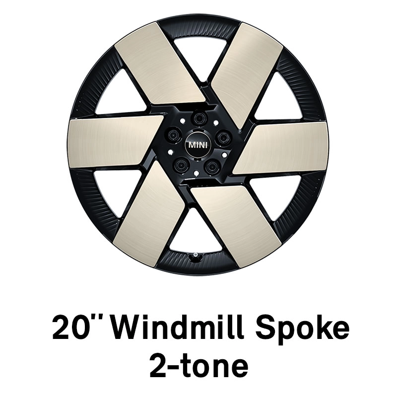 MINI - оборудване - 20" джанти Windmill Spoke 2-tone