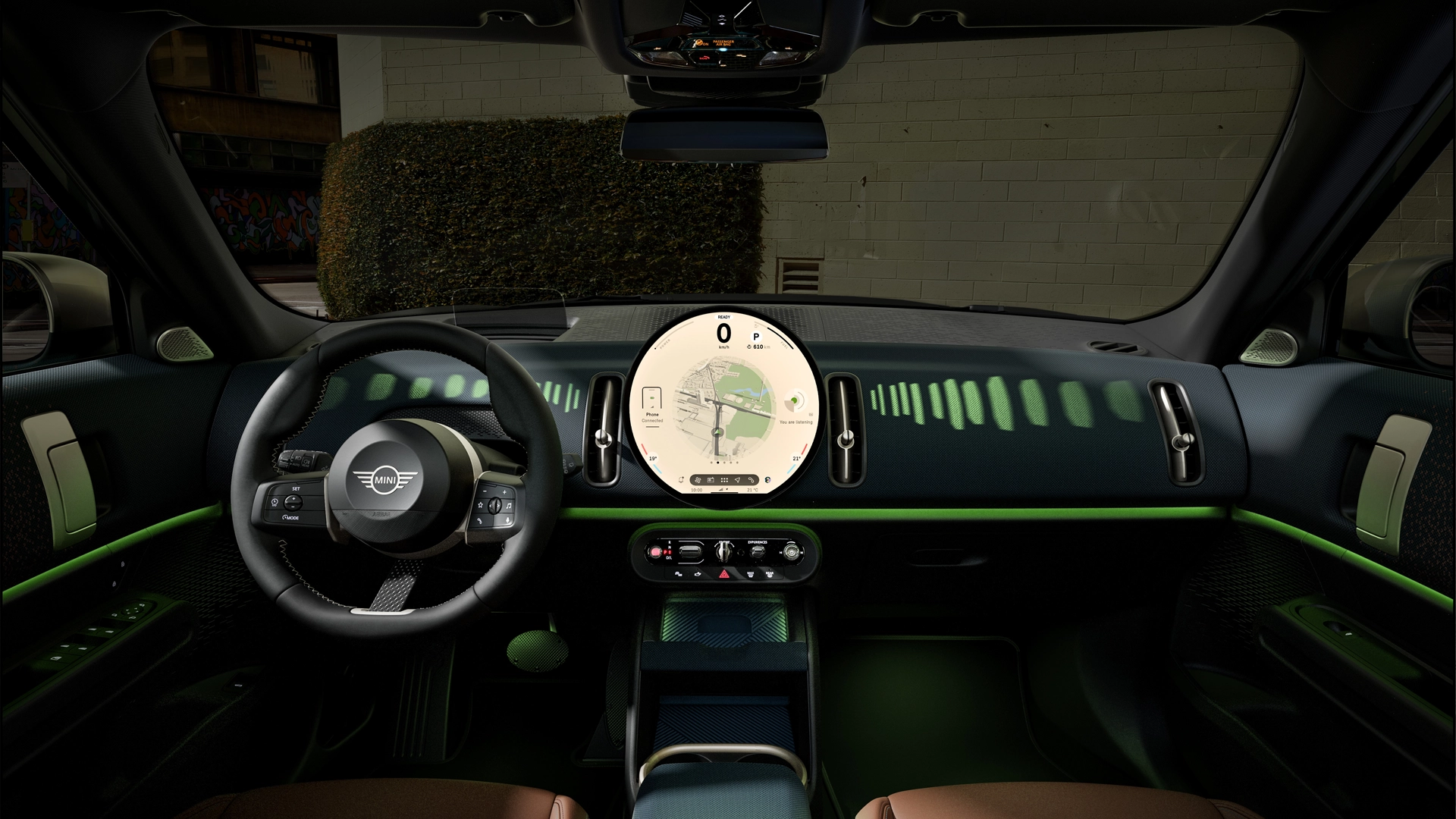 MINI Countryman - арматурно табло - режим trail