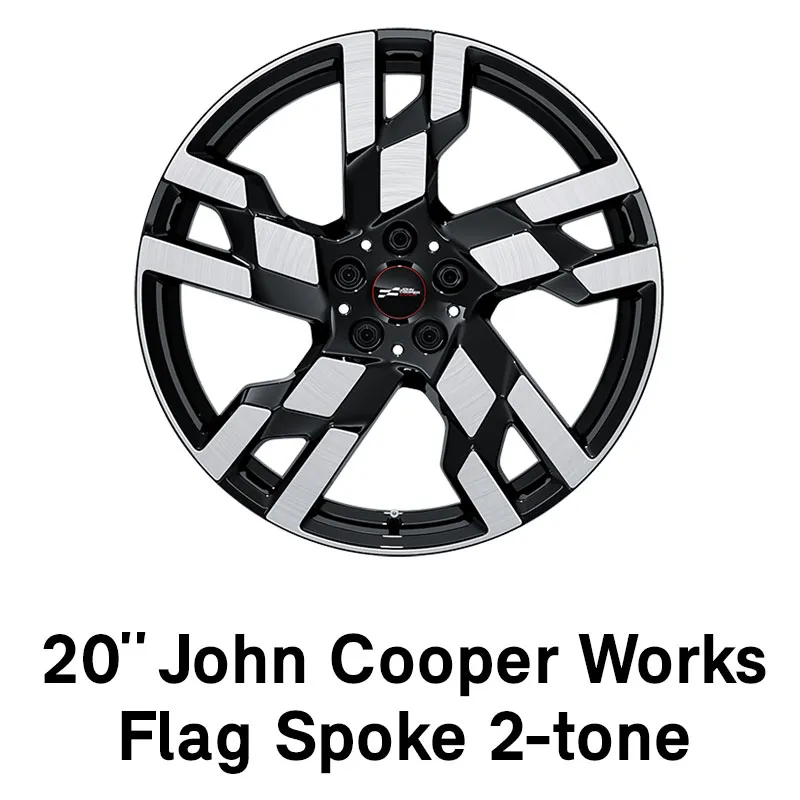 MINI - оборудване - 20" алуминиеви джанти JCW Flag Spoke 2-tone