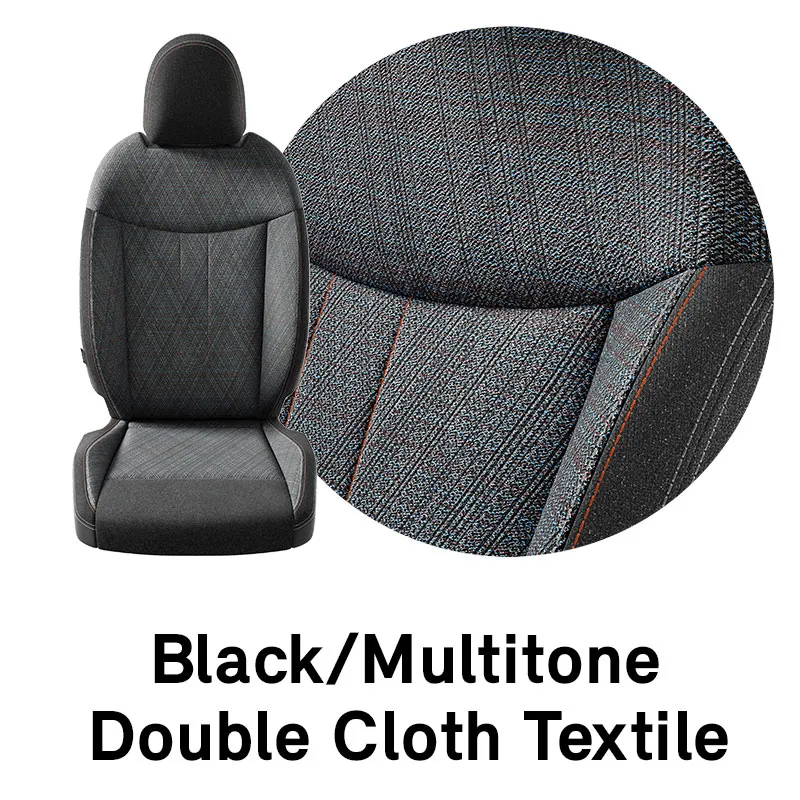 MINI - оборудване - Black Multitone Double Cloth Textile