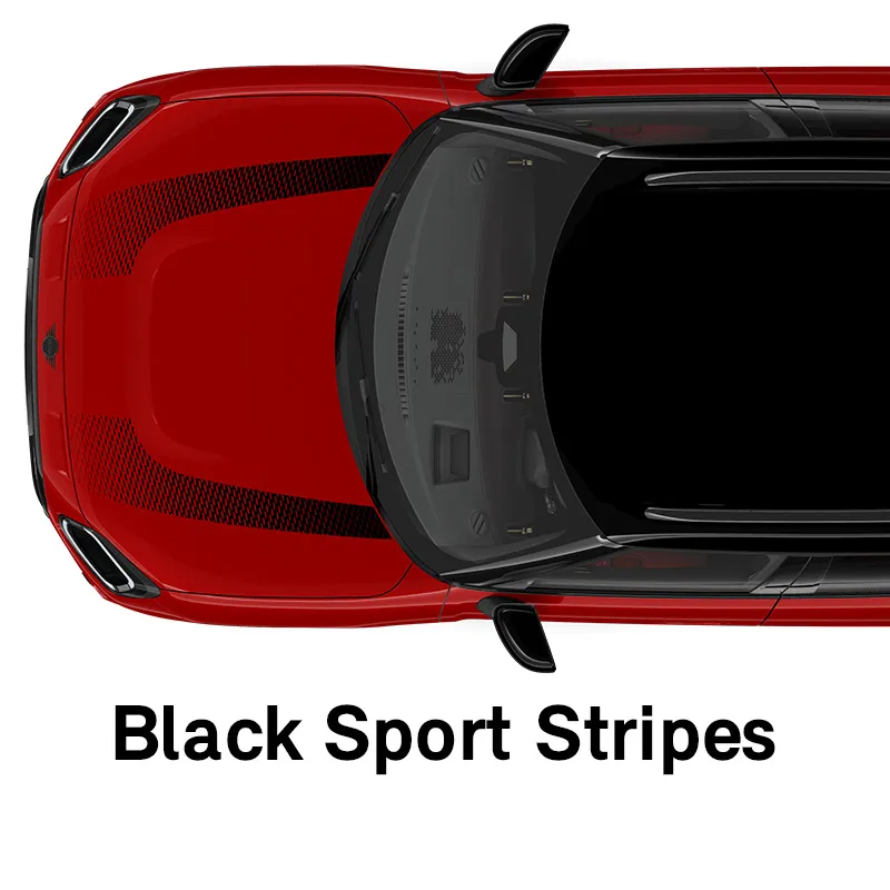  MINI - оборудване - jcw style черни спортни ивици