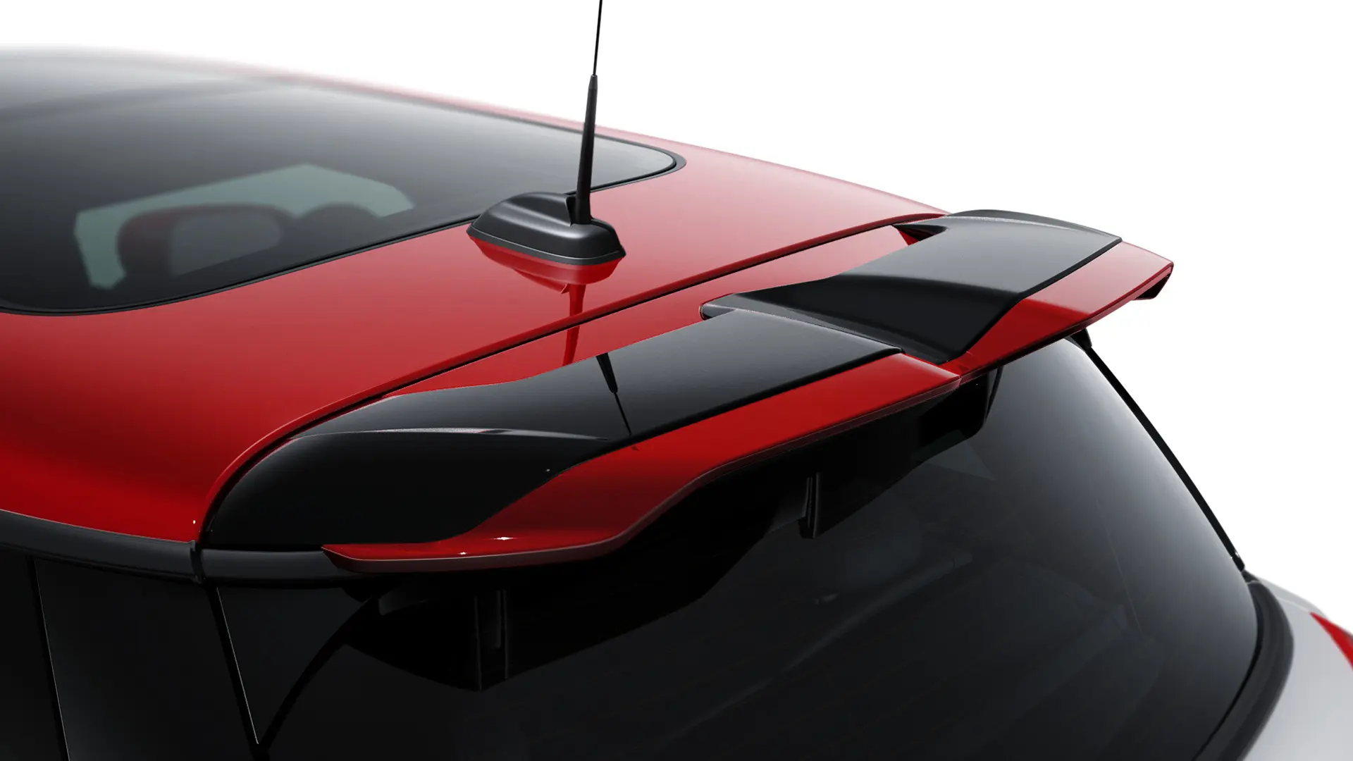 JCW аксесоари - JCW заден спойлер в chili red