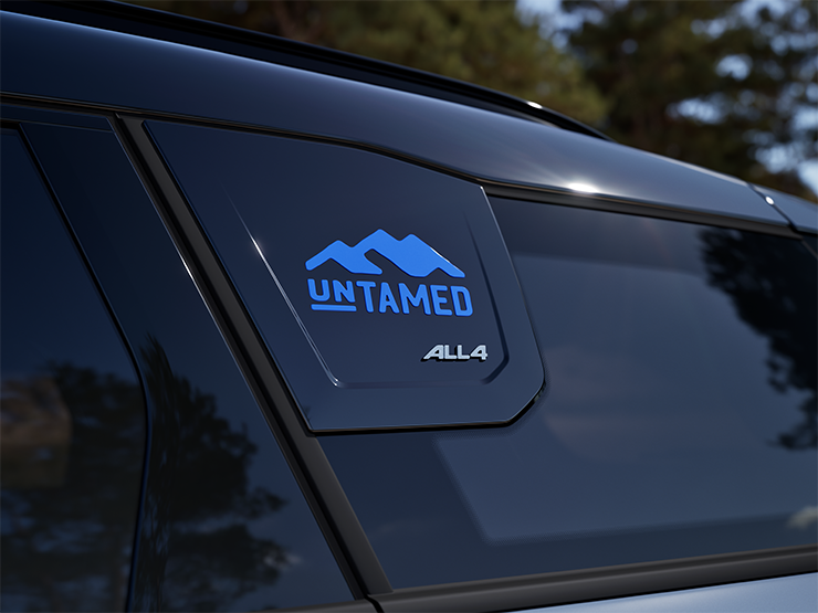 Изображение на колоната C на MINI Countryman Untamed Edition.